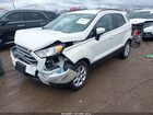 2018 Ford Ecosport Se Белый vin: MAJ3P1TE3JC233463