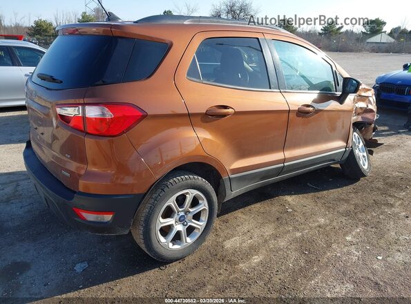 MAJ3P1TE5JC198263 2018 FORD ECOSPORT Brown Задня права чверть