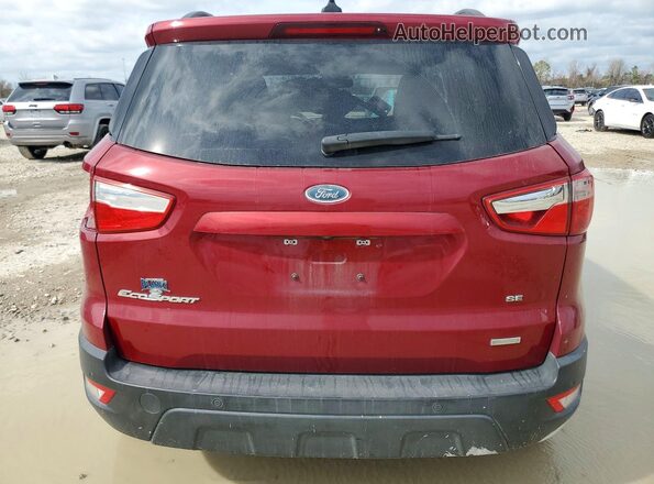 MAJ3P1TE5JC204983 2018 FORD ECOSPORT Burgundy უკანა ხედი