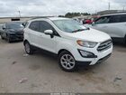 2018 Ford Ecosport Se White vin: MAJ3P1TE8JC214665