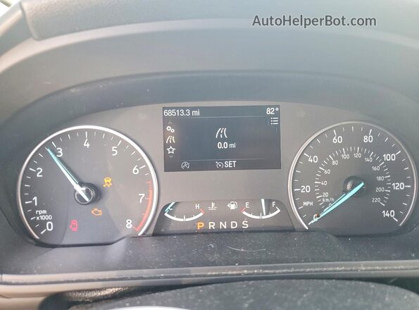 MAJ3P1TE9JC225352 2018 FORD ECOSPORT Red Widok zestawu wskaźników