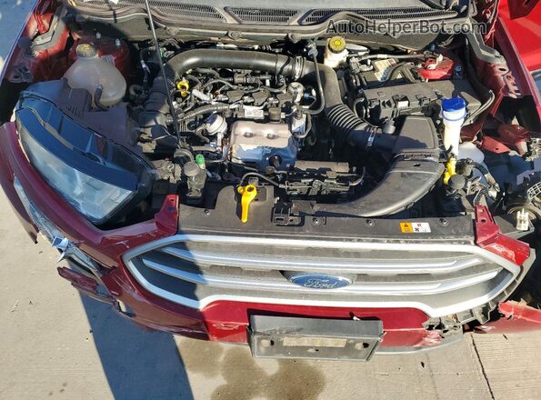 MAJ3P1TE9JC225352 2018 FORD ECOSPORT Red Widok wnętrza z tyłu