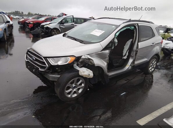MAJ3P1TEXJC192829 2018 FORD ECOSPORT Silver წინა მარცხენა ხედი სამი მეოთხედიდან
