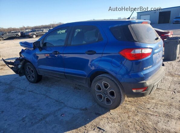 MAJ3S2FE0KC299034 2019 FORD ECOSPORT Blue Задня ліва чверть