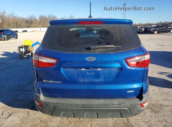 MAJ3S2FE0KC299034 2019 FORD ECOSPORT Blue Вид ззаду