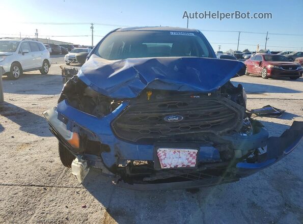 MAJ3S2FE0KC299034 2019 FORD ECOSPORT Blue Вид спереду