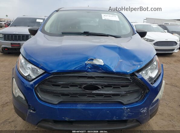 MAJ3S2FE2KC309174 2019 FORD ECOSPORT Blue წინა ხედი