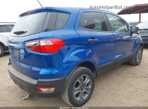 MAJ3S2FE2KC309174 2019 FORD ECOSPORT Blue უკანა მარჯვენა
