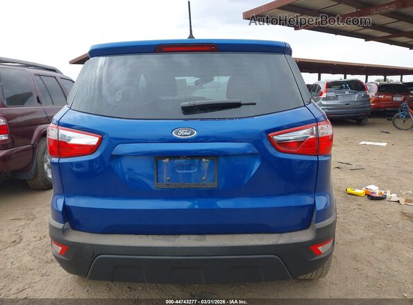 MAJ3S2FE2KC309174 2019 FORD ECOSPORT Blue 