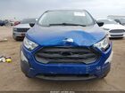 2019 Ford Ecosport S Blue vin: MAJ3S2FE2KC309174