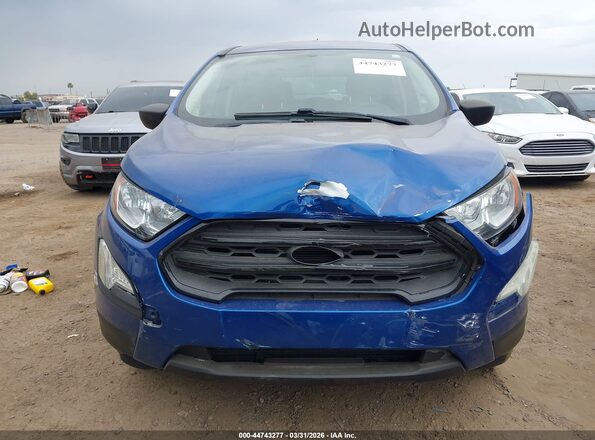 MAJ3S2FE2KC309174 2019 FORD ECOSPORT Blue ხელსაწყოთა პანელის ხედი