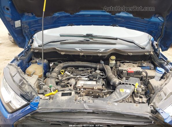 MAJ3S2FE2KC309174 2019 FORD ECOSPORT Blue უკანა ხედი