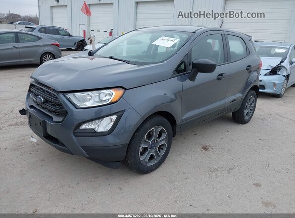 MAJ3S2FE3LC319343 2020 FORD ECOSPORT Gray Առջևի ձախ երեք քառորդ տեսարան