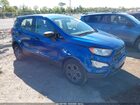 2021 Ford Ecosport S Blue vin: MAJ3S2FE5MC405674