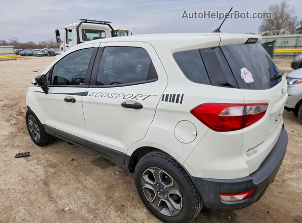 MAJ3S2FE9KC262323 2019 FORD ECOSPORT White Trasero izquierdo