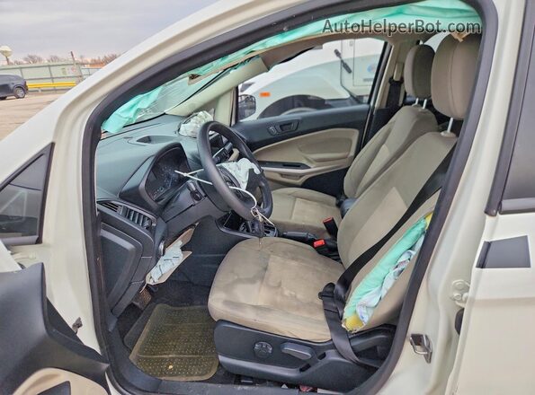 MAJ3S2FE9KC262323 2019 FORD ECOSPORT White Vista interior delantera