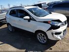 2021 Ford Ecosport Se White vin: MAJ3S2GE0MC409078