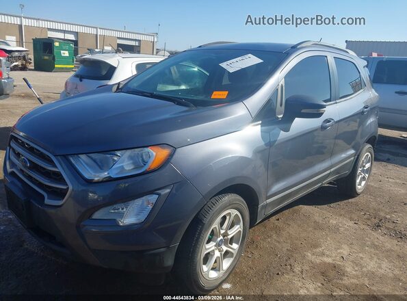 MAJ3S2GE0MC413079 2021 FORD ECOSPORT Gray Vista tres cuartos delantera izquierda