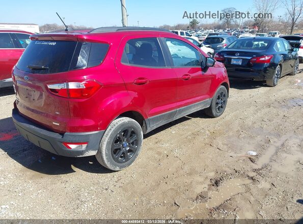 MAJ3S2GE3KC309022 2019 FORD ECOSPORT Красный Задняя правая четверть