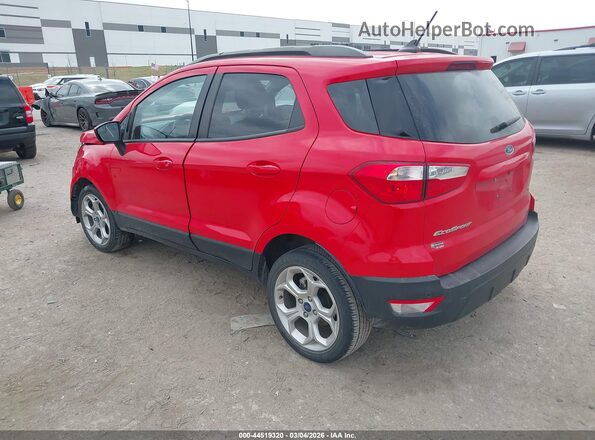MAJ3S2GE4MC451768 2021 FORD ECOSPORT Красный Задняя левая четверть