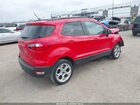 2021 Ford Ecosport Se Красный vin: MAJ3S2GE4MC451768