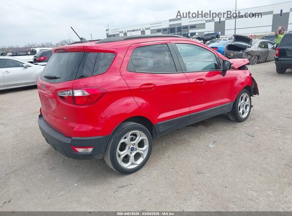 MAJ3S2GE4MC451768 2021 FORD ECOSPORT Красный Задняя правая четверть
