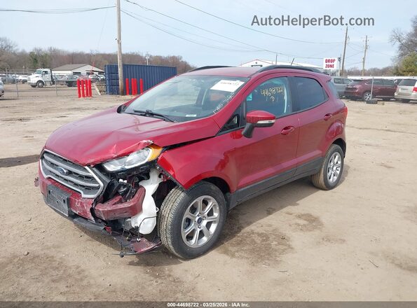 MAJ3S2GE6MC404712 2021 FORD ECOSPORT Red Front left