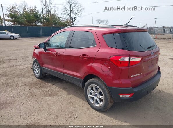 MAJ3S2GE6MC404712 2021 FORD ECOSPORT Red Rear left