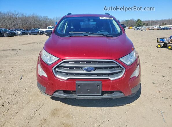 MAJ3S2GE7KC284058 2019 FORD ECOSPORT Red Vista frontal