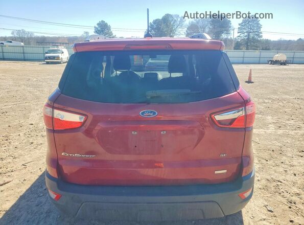 MAJ3S2GE7KC284058 2019 FORD ECOSPORT Red Vista trasera