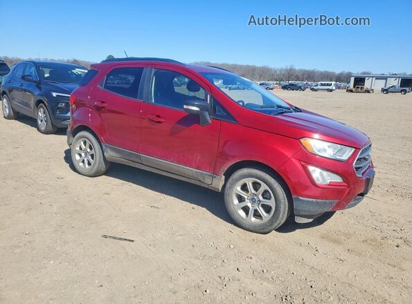 MAJ3S2GE7KC284058 2019 FORD ECOSPORT Red Delantero derecho