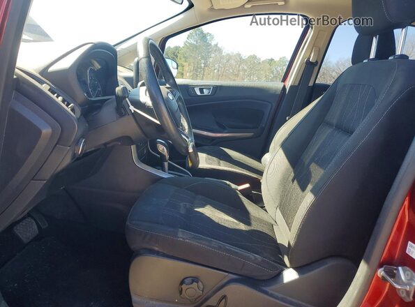 MAJ3S2GE7KC284058 2019 FORD ECOSPORT Red Vista interior delantera