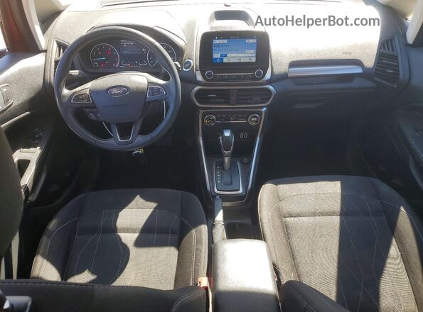 MAJ3S2GE7KC284058 2019 FORD ECOSPORT Red Vista del salpicadero