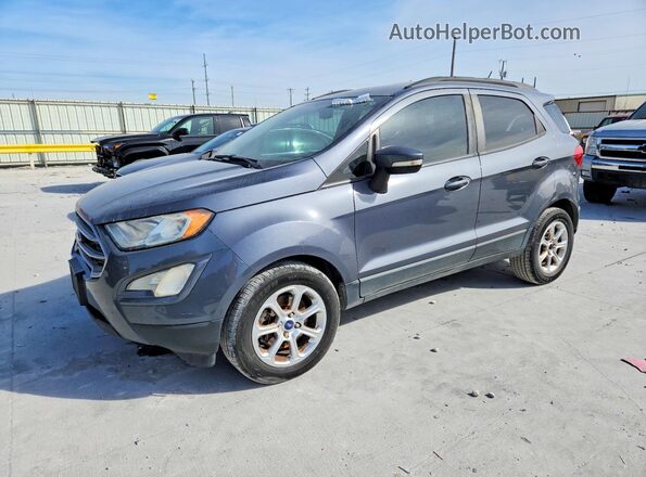 MAJ3S2GE8KC268872 2019 FORD ECOSPORT Gray Vista tres cuartos delantera izquierda