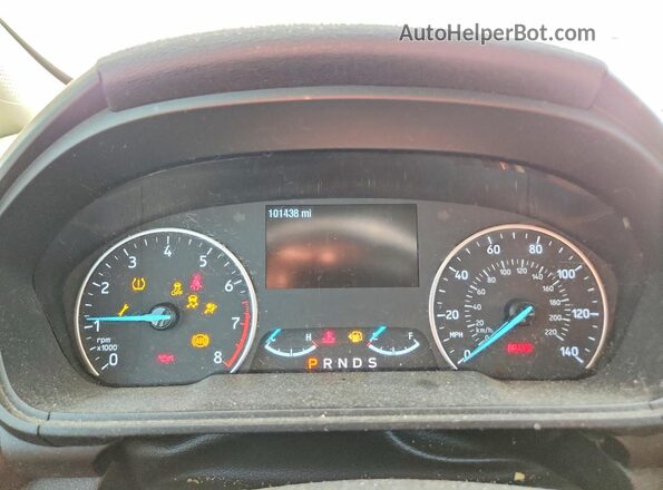 MAJ3S2GE8KC307279 2019 FORD ECOSPORT Белый Вид щитка приборов