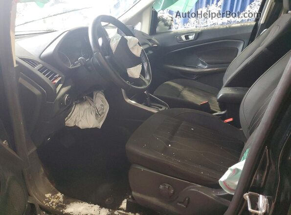 MAJ3S2GE9KC294882 2019 FORD ECOSPORT Black Front interior view
