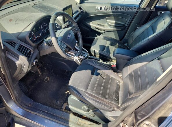 MAJ3S2KE3KC271394 2019 FORD ECOSPORT Gray Vista interior delantera