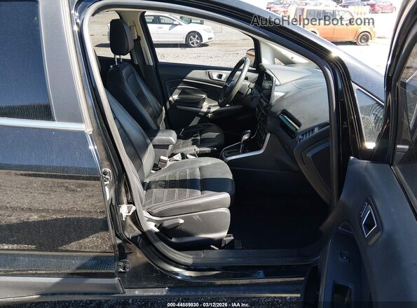 MAJ3S2KE7LC322378 2020 FORD ECOSPORT Black წინა სალონის ხედი
