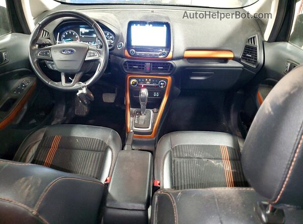 MAJ6P1CL2JC224278 2018 FORD ECOSPORT Black Dashboard view