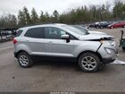 2018 Ford Ecosport Se Silver vin: MAJ6P1UL3JC245784