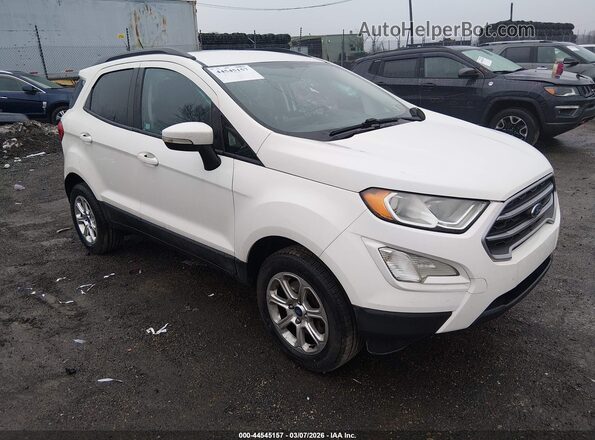 MAJ6P1UL8JC203787 2018 FORD ECOSPORT Белый Передняя правая четверть