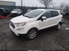 2018 Ford Ecosport Se Белый vin: MAJ6P1UL8JC203787