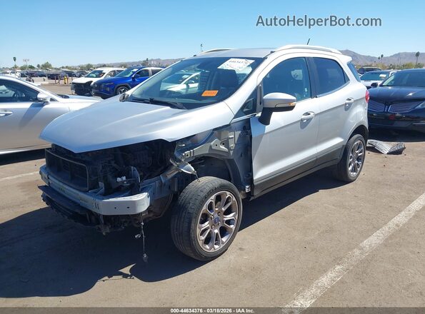 MAJ6P1WL6JC178689 2018 FORD ECOSPORT Silver Vista frontal