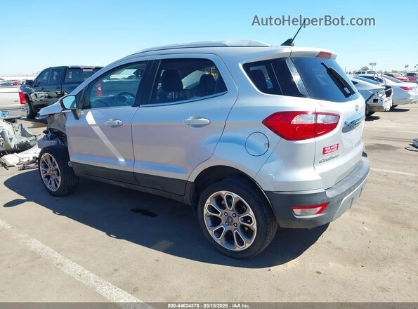 MAJ6P1WL6JC178689 2018 FORD ECOSPORT Silver Trasero izquierdo
