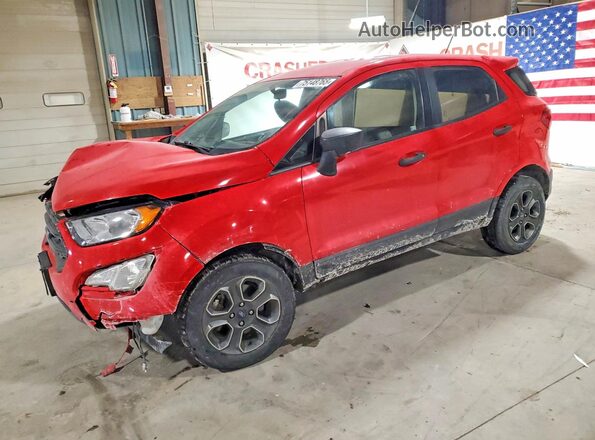 MAJ6S3FL4KC306715 2019 FORD ECOSPORT Red Vista tres cuartos delantera izquierda