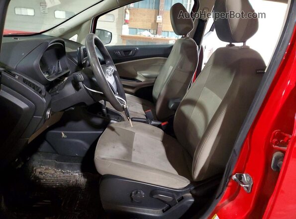 MAJ6S3FL4KC306715 2019 FORD ECOSPORT Red Vista interior delantera