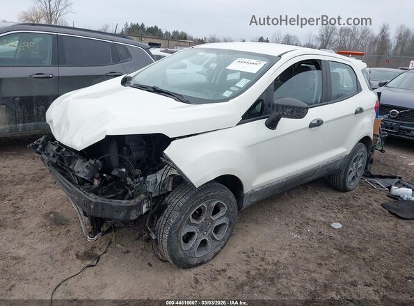 MAJ6S3FL7LC352024 2020 FORD ECOSPORT White Przód lewy