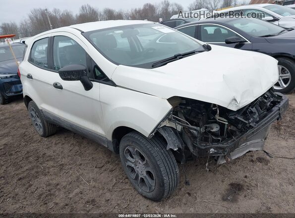 MAJ6S3FL7LC352024 2020 FORD ECOSPORT White Przód prawy