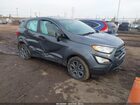 2021 Ford Ecosport S Gray vin: MAJ6S3FL9MC409891