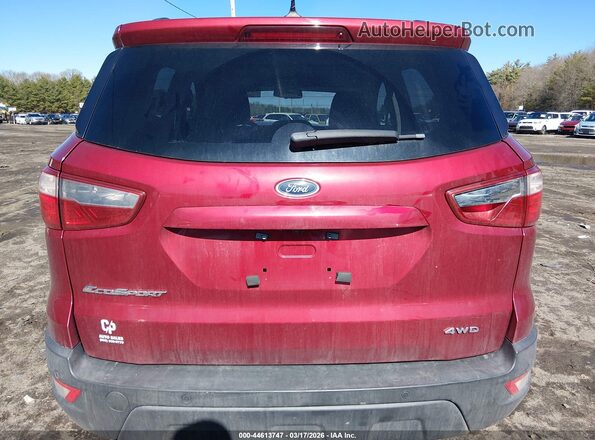 MAJ6S3GL0KC270911 2019 FORD ECOSPORT Red 